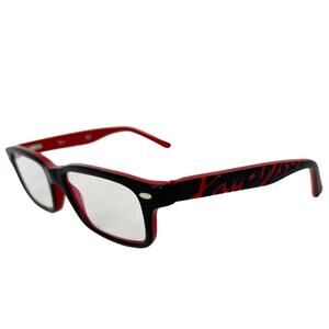 Ray-Ban RB1535 3573 Eyeglasses Black Red Rectangular Kids FRAMES ONLY 48-16-130